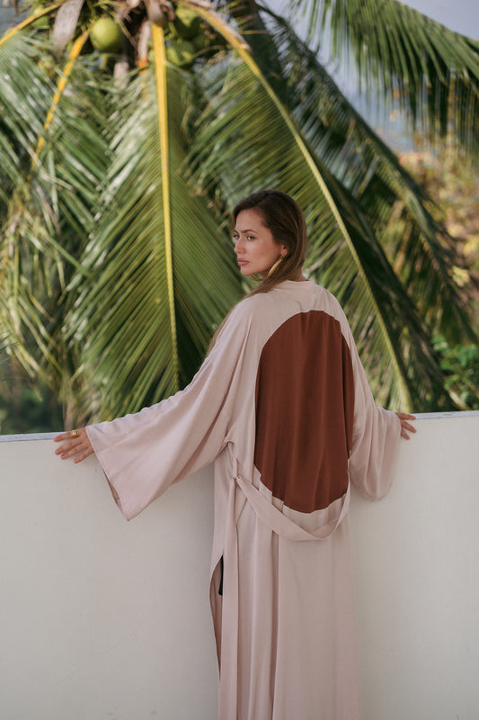 Maxi Sol Kimono - Sand