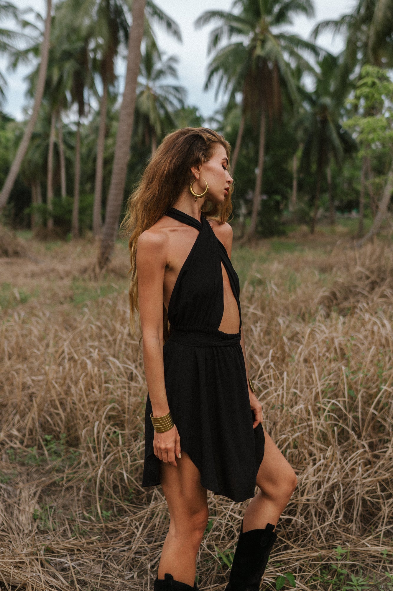 Amazon black mini dress