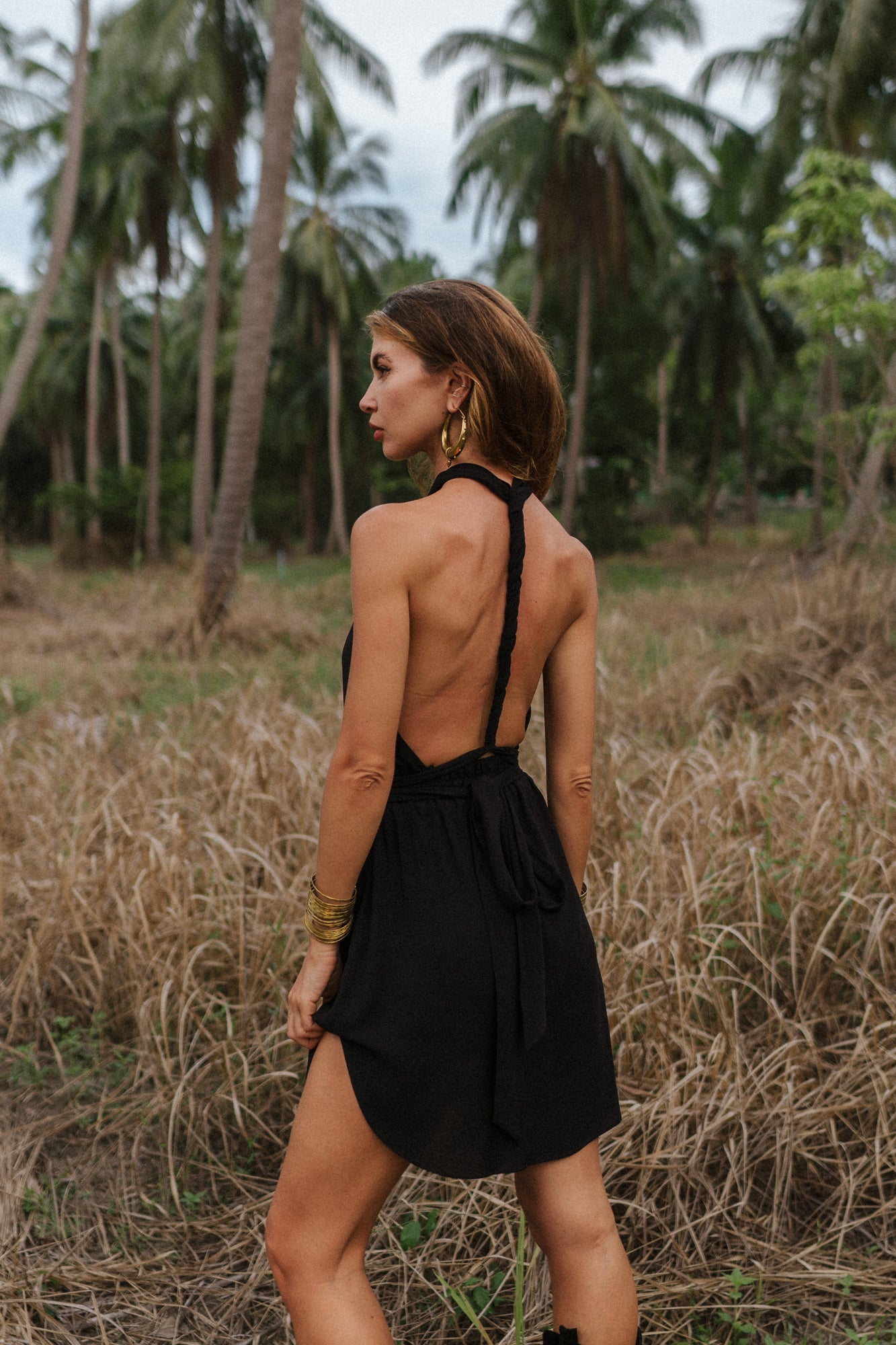 Amazon black mini dress