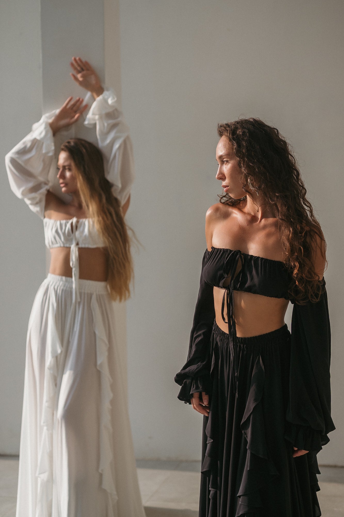 Luna Off-Shoulder Top – Ivory