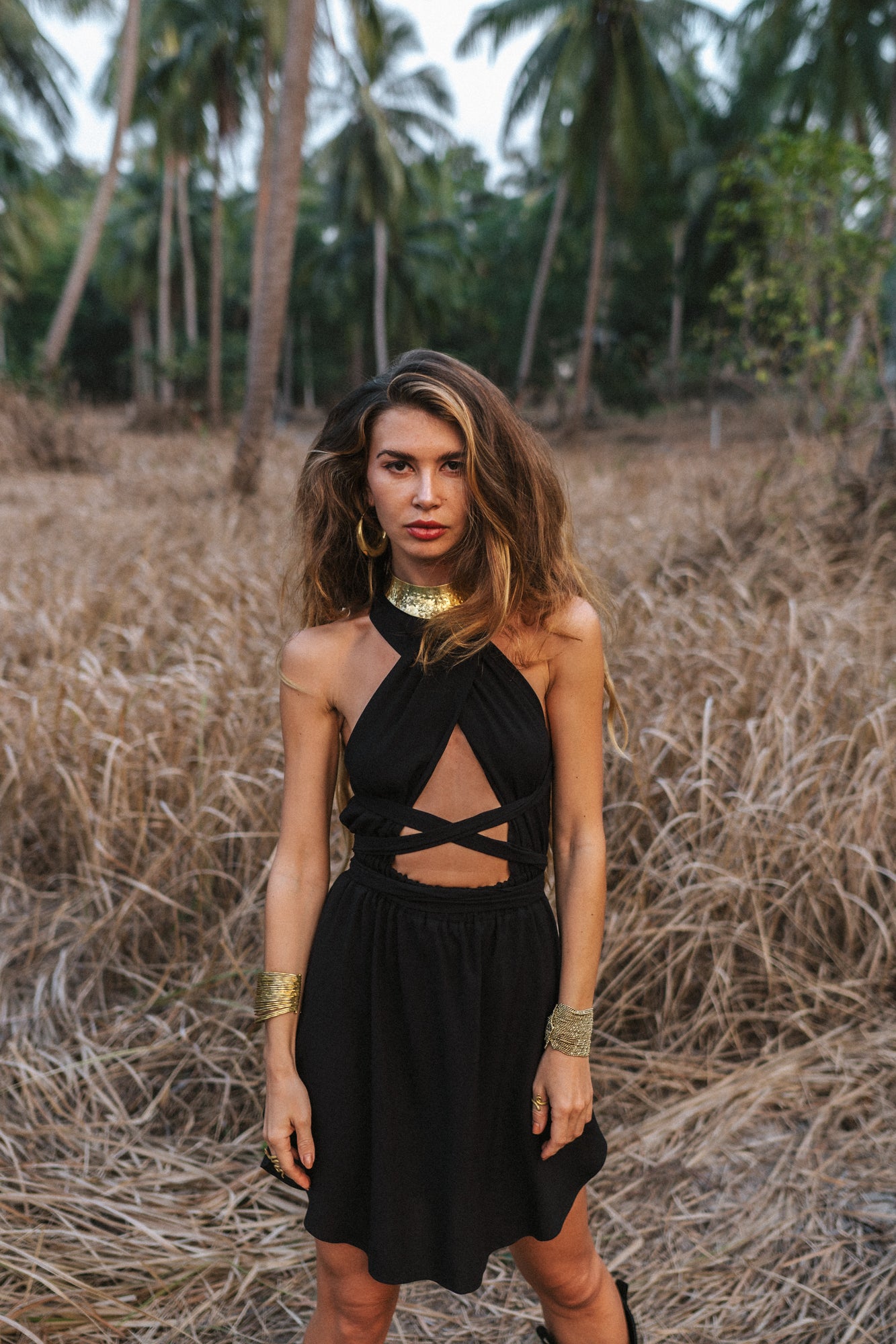 Amazon black mini dress