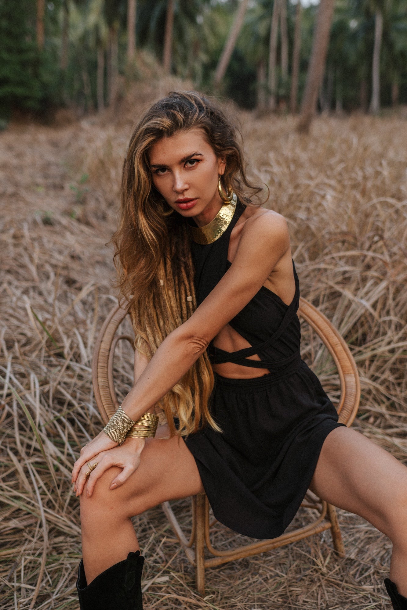 Amazon black mini dress