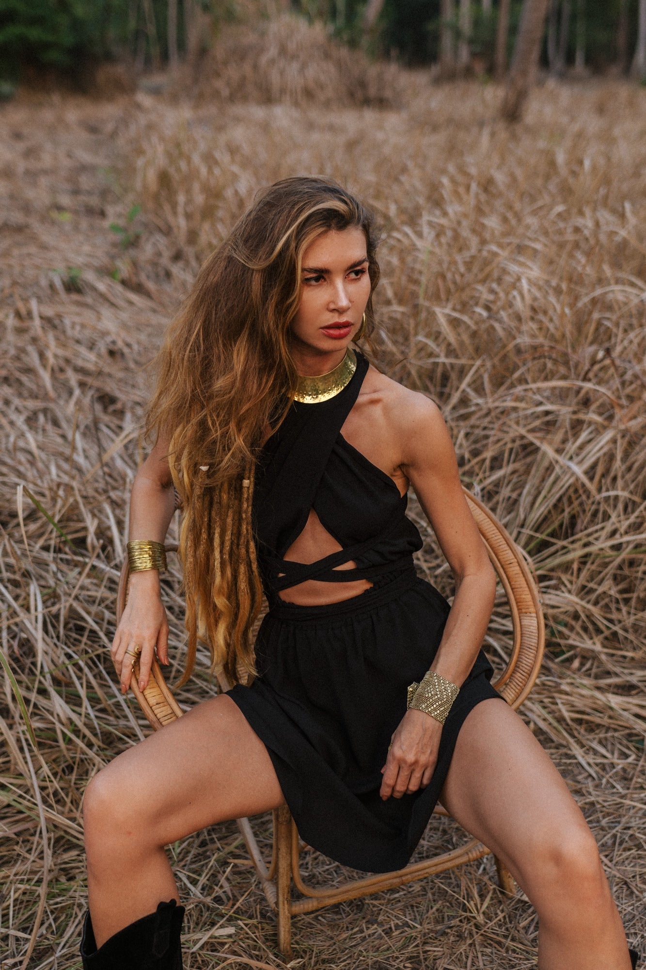 Amazon black mini dress