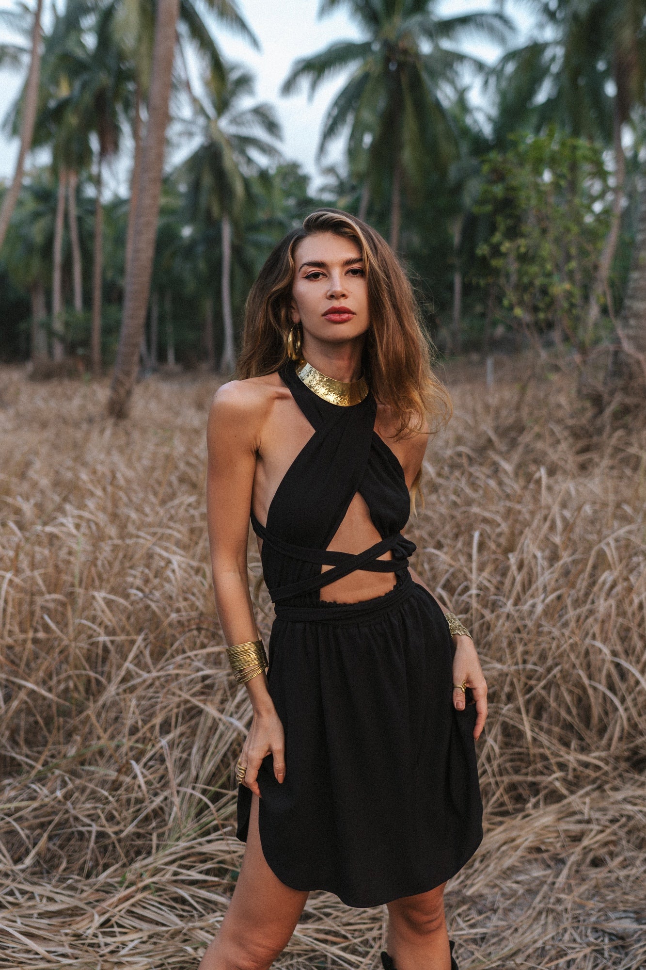 Amazon black mini dress