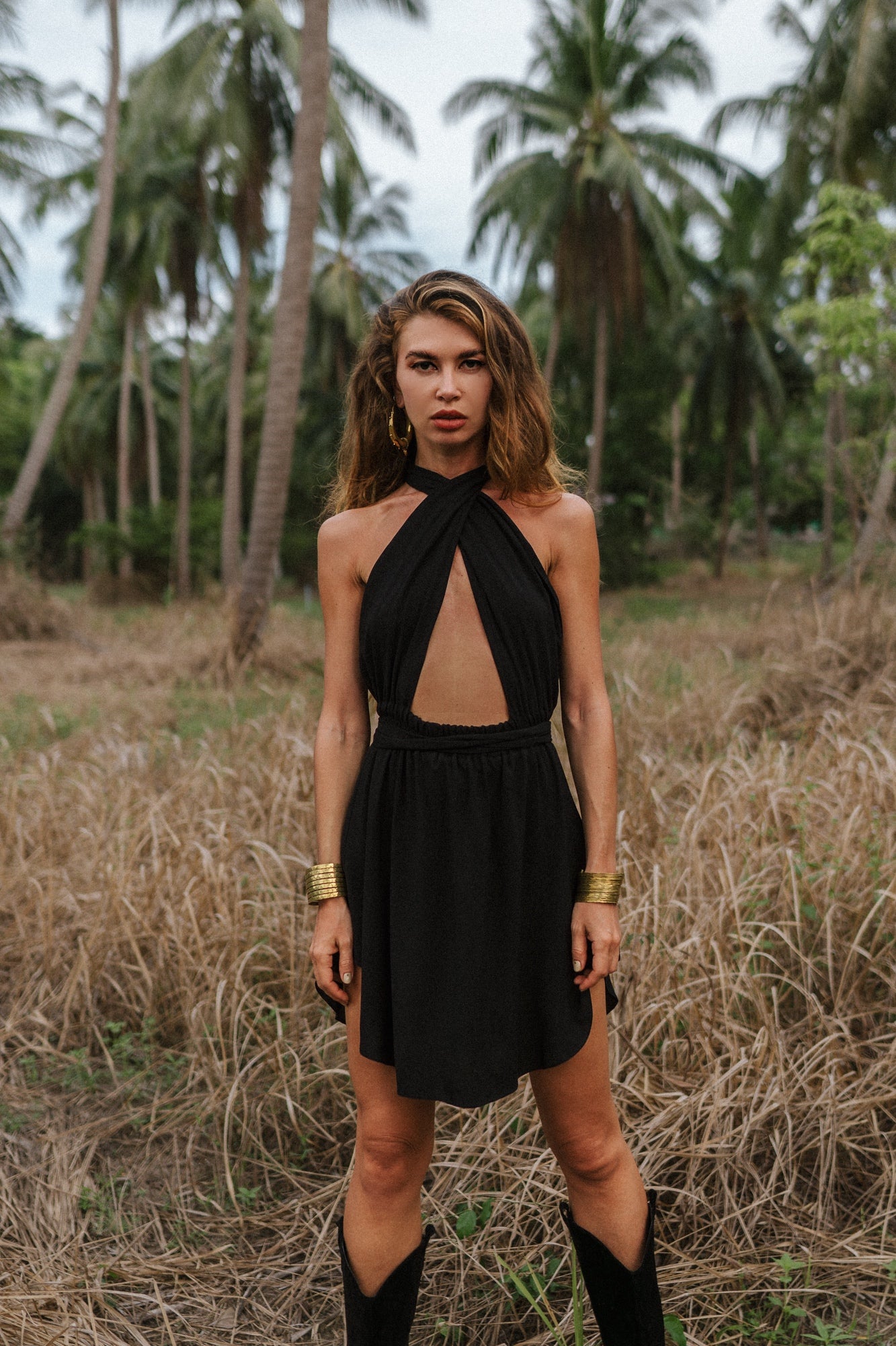 Amazon black mini dress