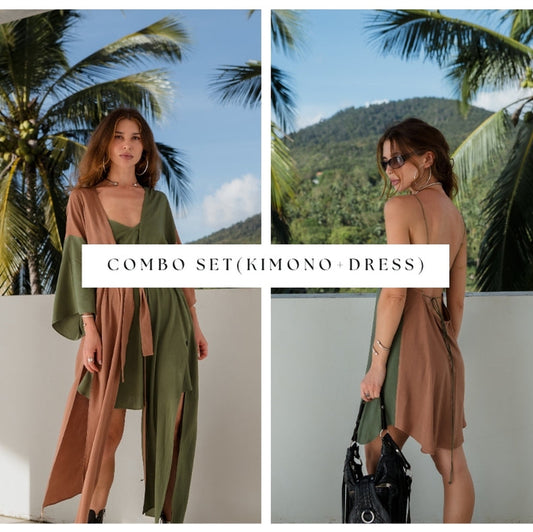 Combo set #10 Kimono + Dress