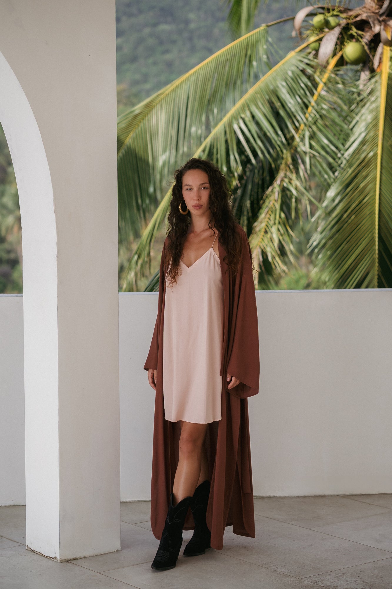 Maxi Sol Kimono - Clay