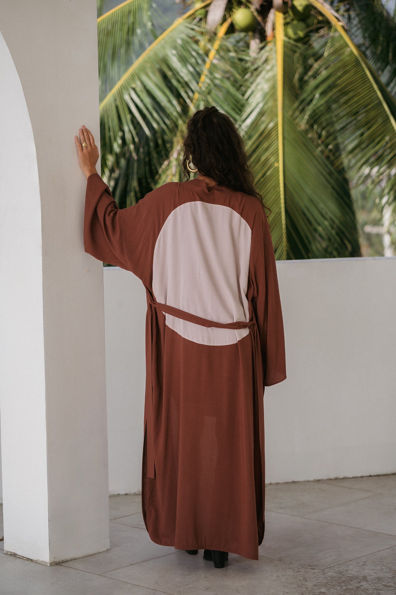 Maxi Sol Kimono - Clay