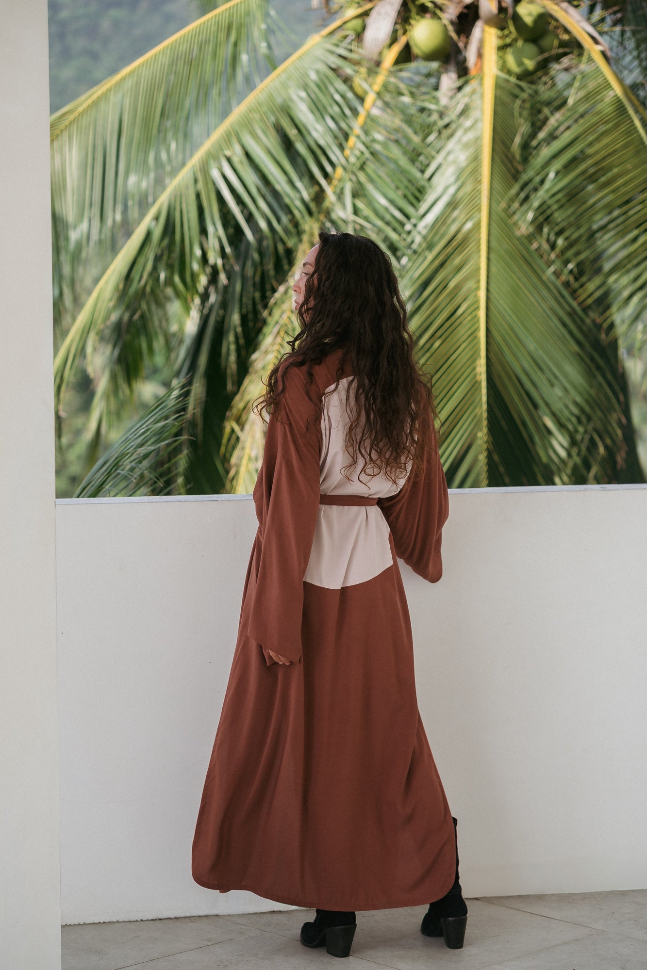 Maxi Sol Kimono - Clay