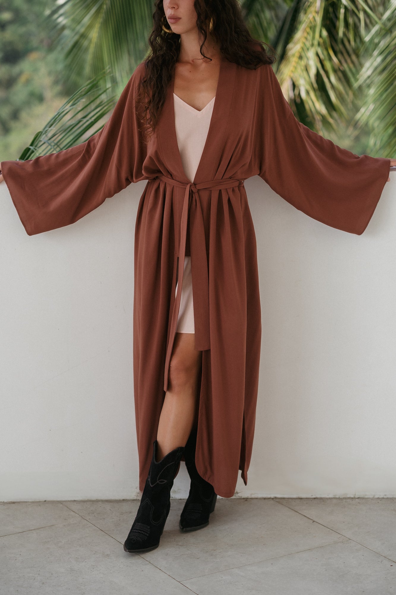 Maxi Sol Kimono - Clay
