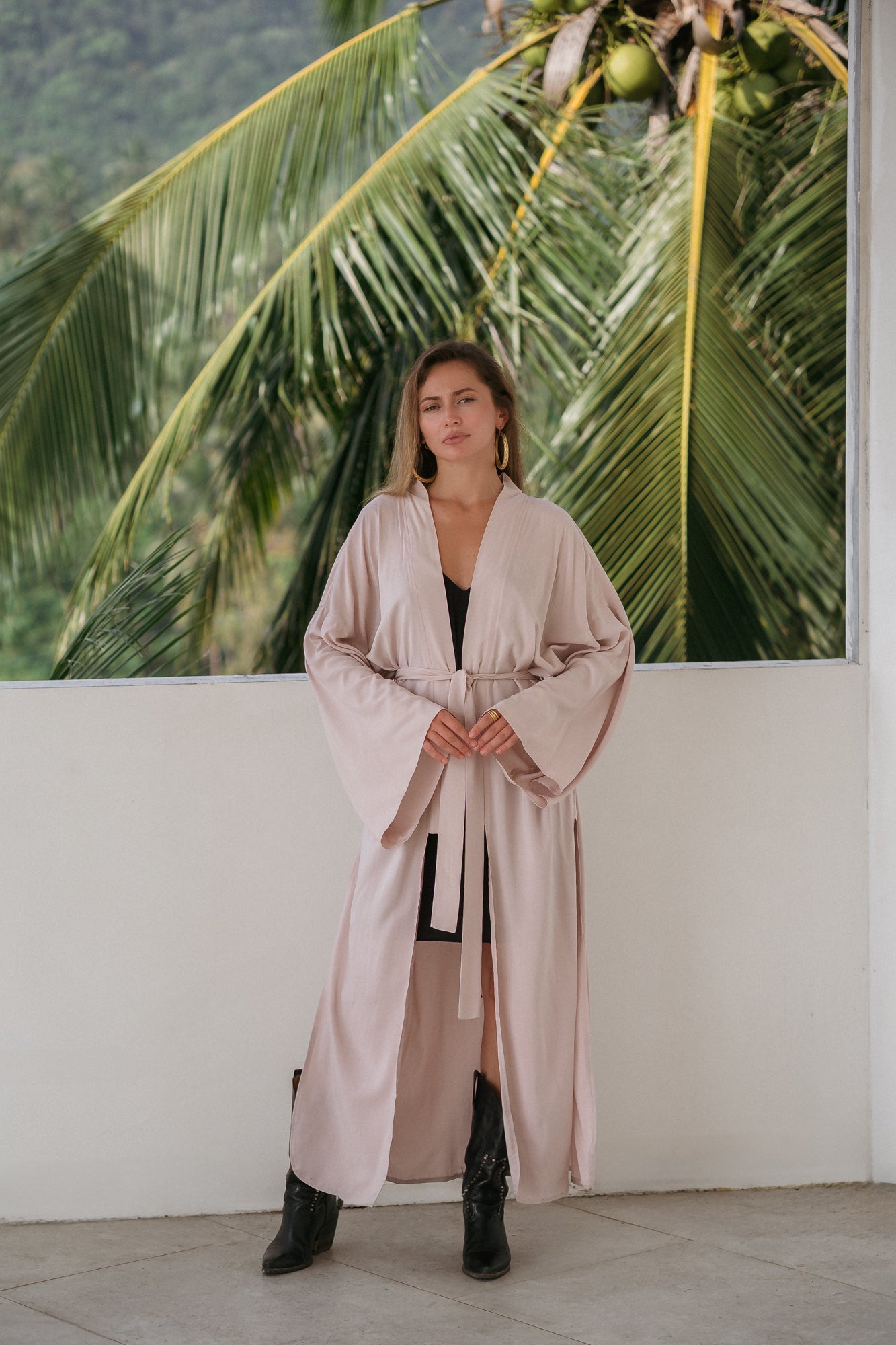 Maxi Sol Kimono - Sand