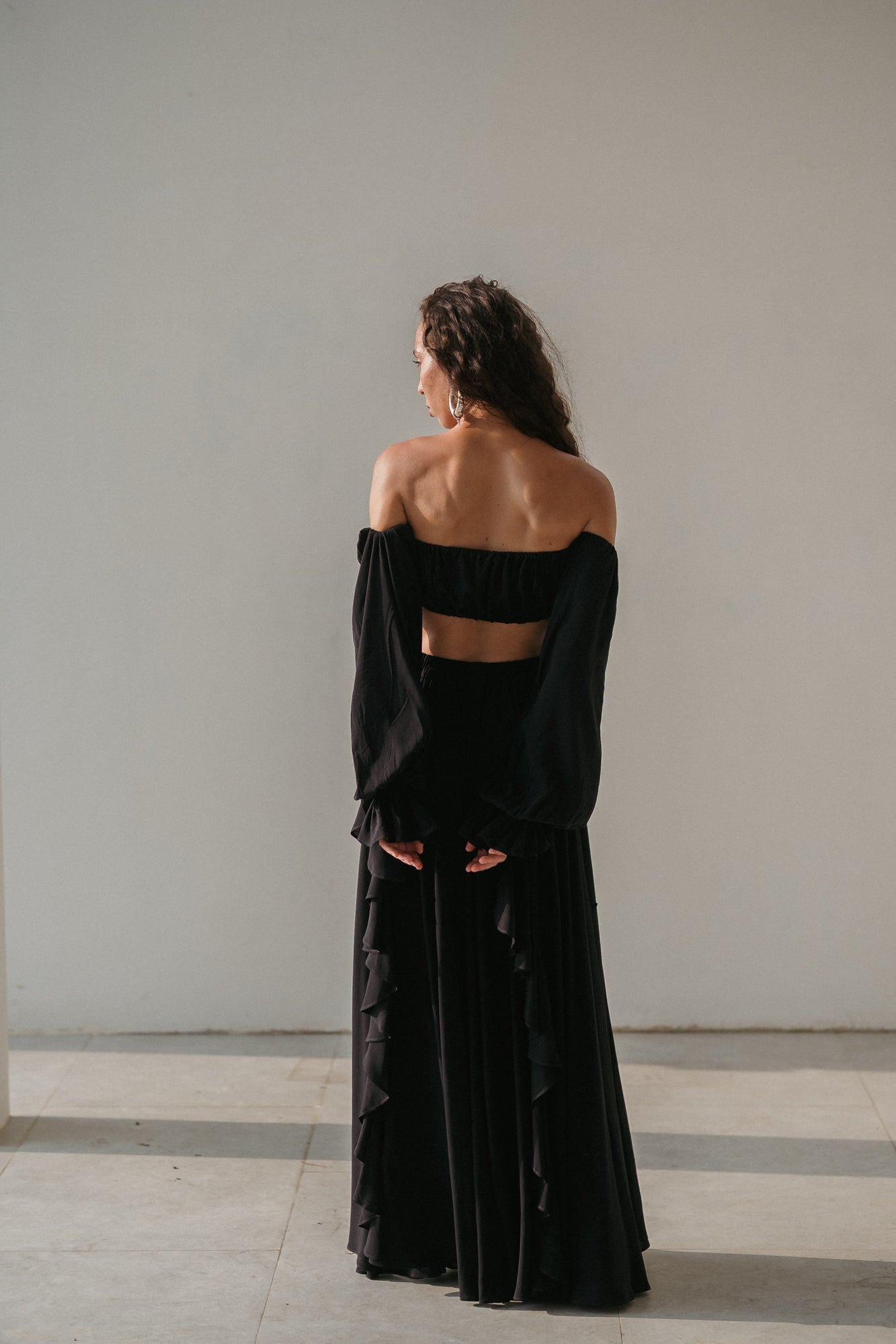 Luna Maxi Skirt – Noir