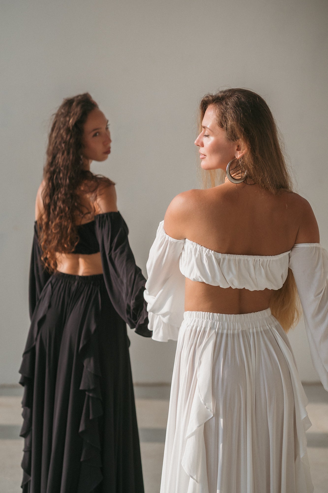 Luna Off-Shoulder Top – Ivory