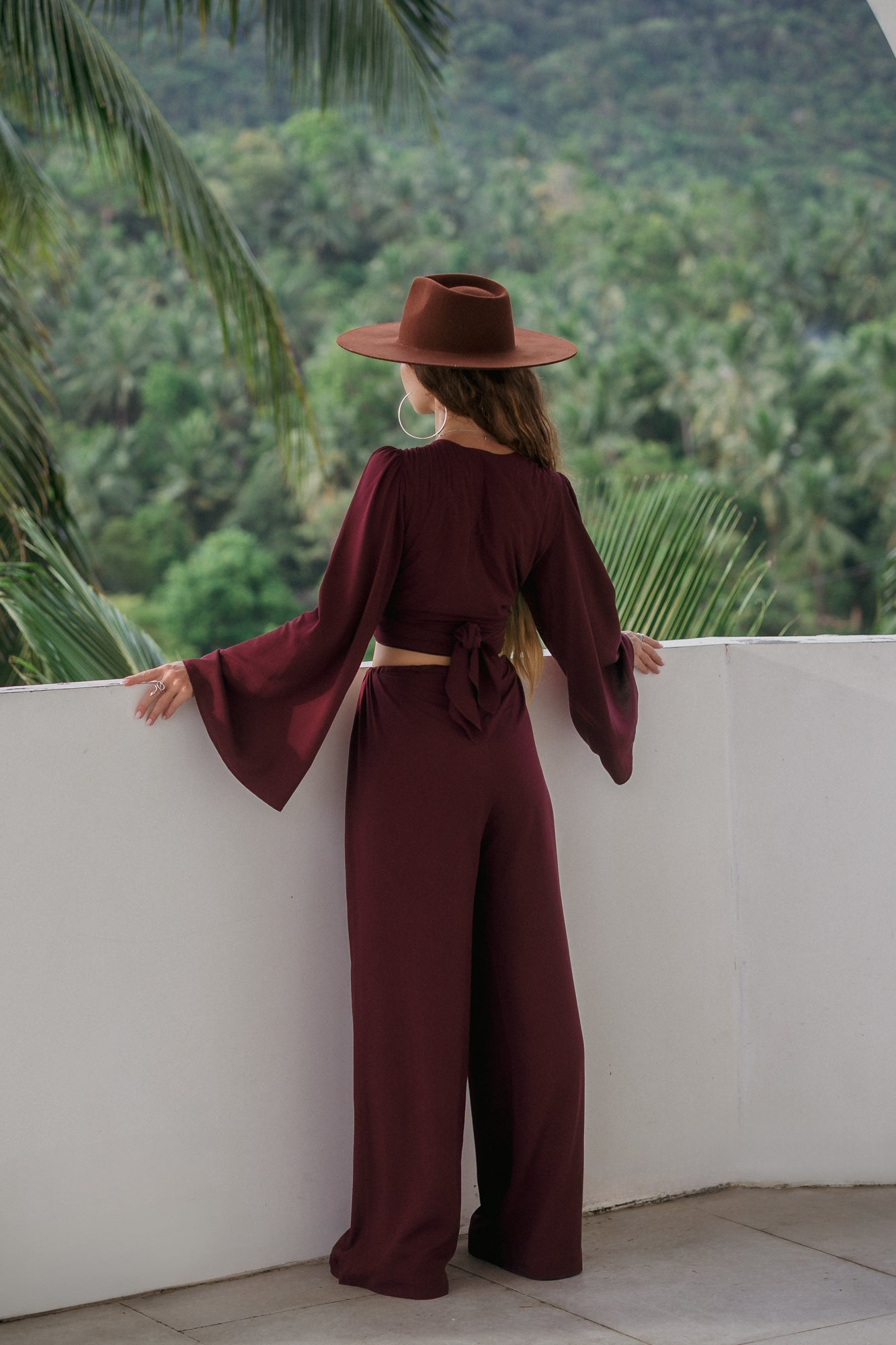 Soleil Ring Top – Garnet
