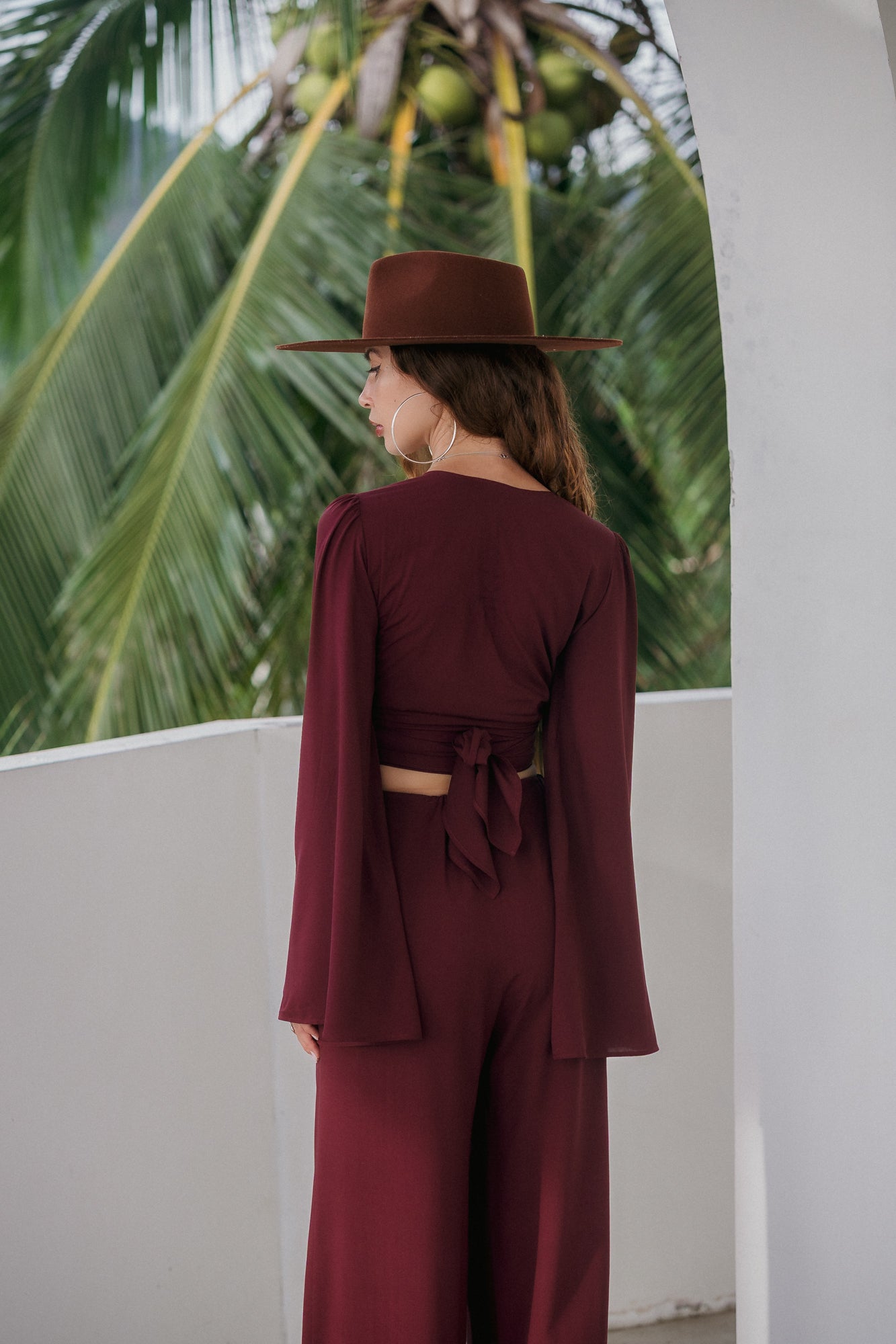 Soleil Ring Top – Garnet