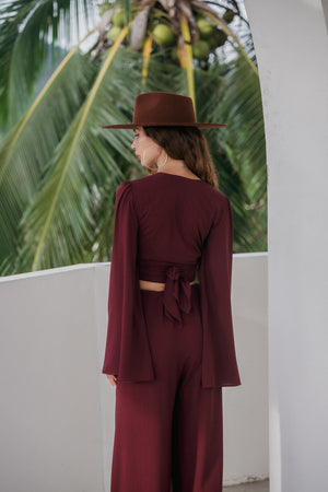 Soleil Ring Top – Garnet