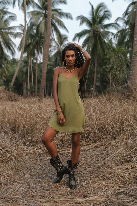 Olive mini women dress