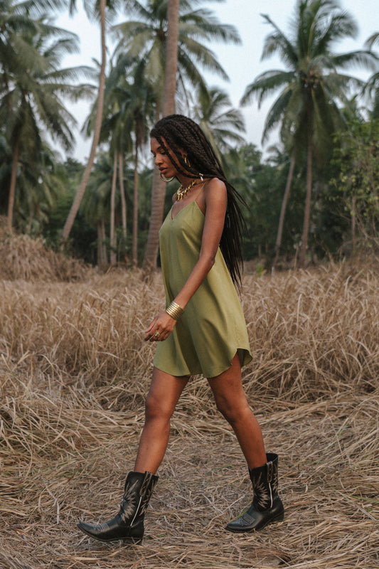 Olive mini women dress