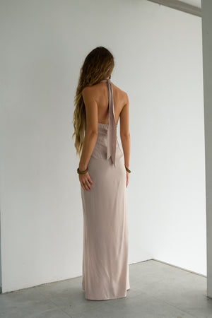 Monna Cut-Out Maxi Dress – Off White