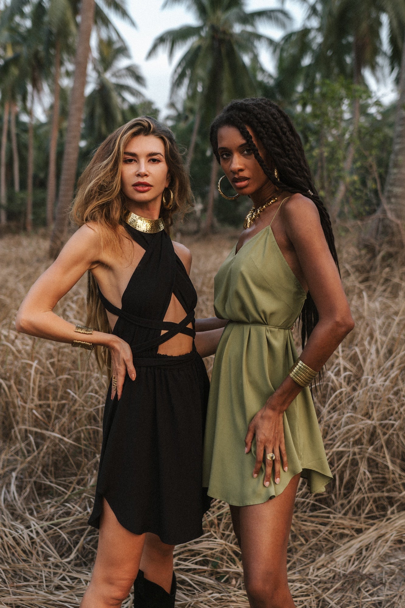 Olive mini women dress