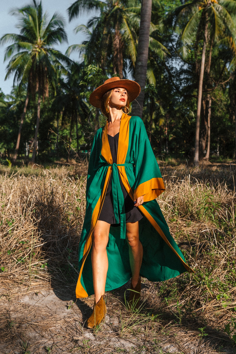 Two coloured maxi kimono ( Limited edition )