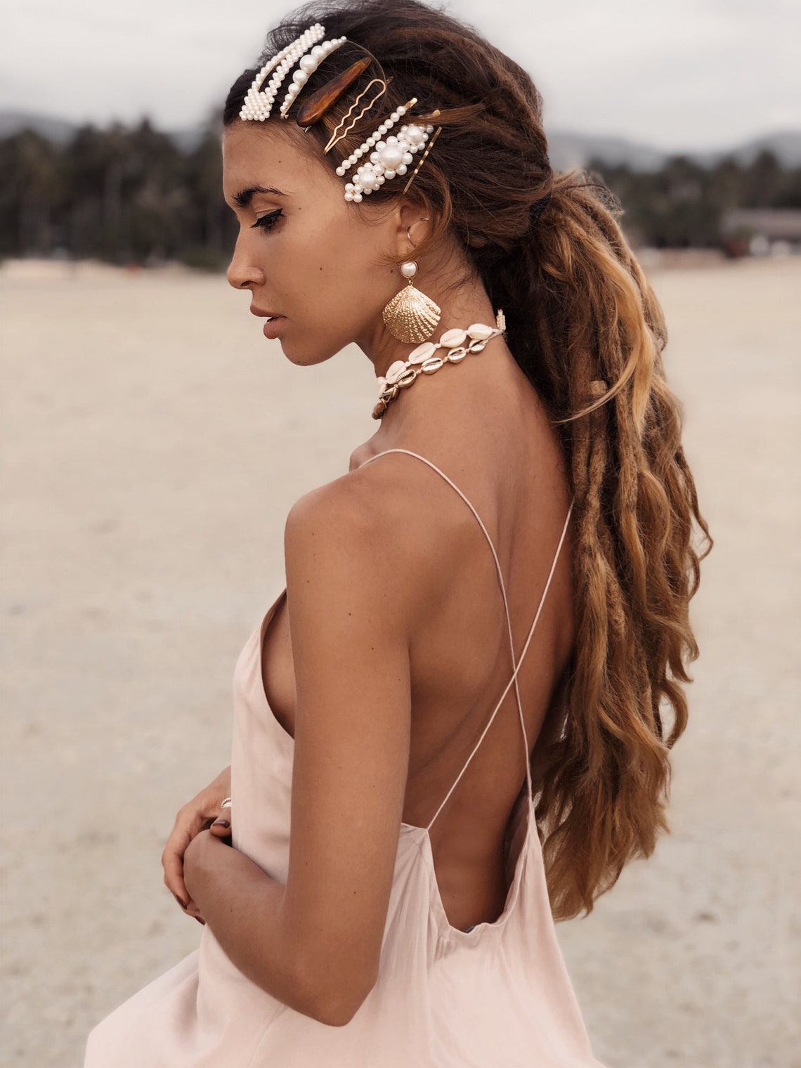 Women's Dress | Cream | Short Dress | Beige | Cocktail | Slip Dress | Party Dress | Mid-length | Designer | Festival | Elegant | Cocktail