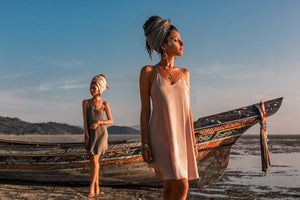 Women's Dress | Cream | Short Dress | Beige | Cocktail | Slip Dress | Party Dress | Mid-length | Designer | Festival | Elegant | Cocktail